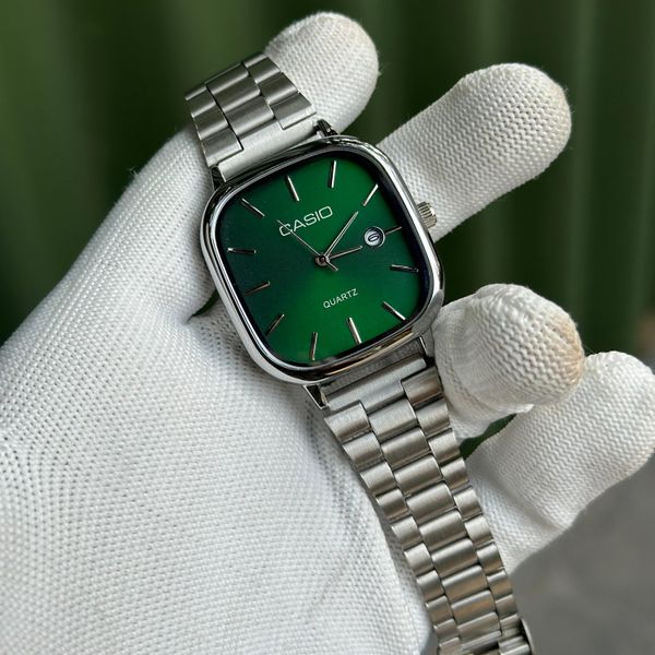 Premium Square Dial Men’s Watch – Slim Steel Design | Elegant & Stylish