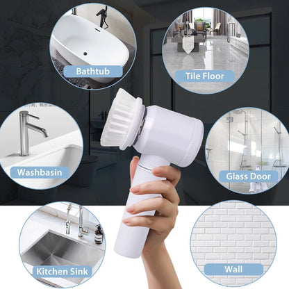 5-in-1 Magic Electric Cleaning Brush – For Home & Kitchen
