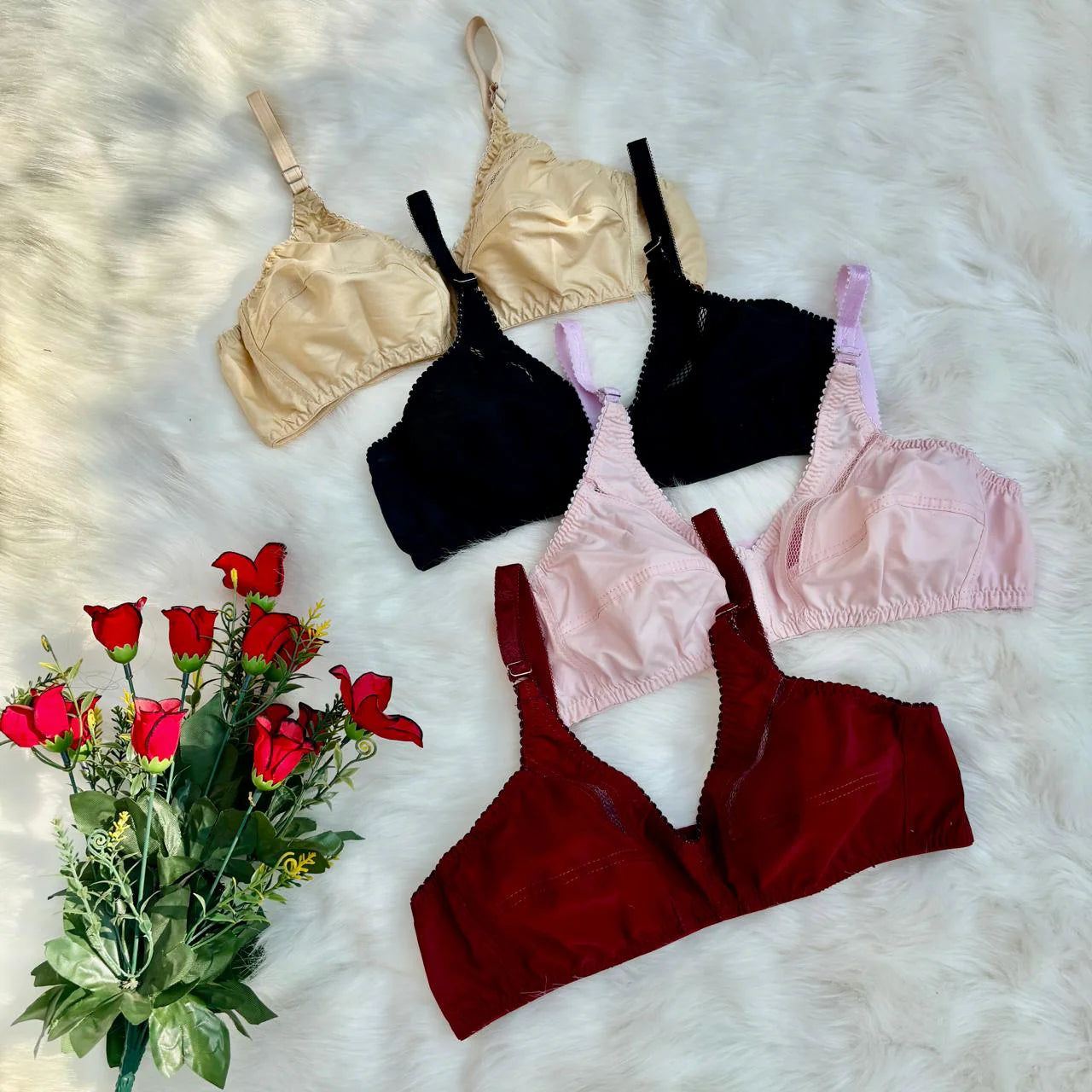 Premium Cotton Bra –  Pack of 3