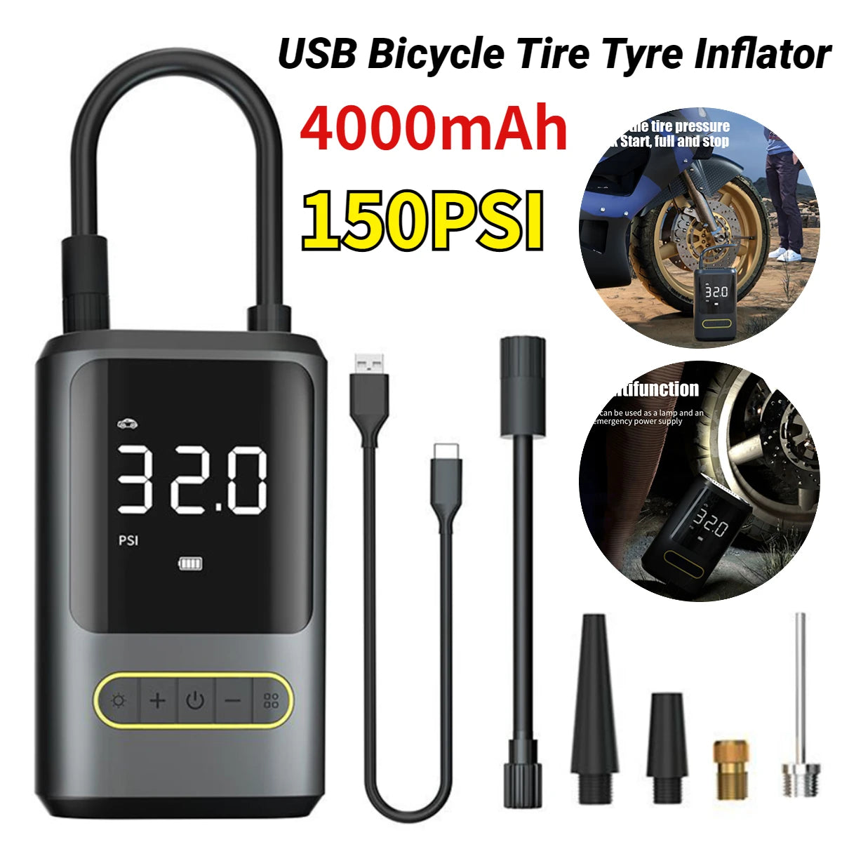 🚙Portable Digital Air Compressor Tire Inflator🚙