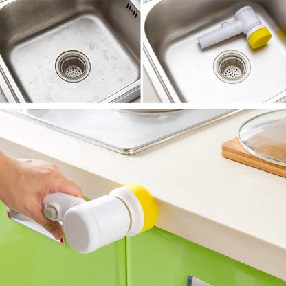 5-in-1 Magic Electric Cleaning Brush – For Home & Kitchen