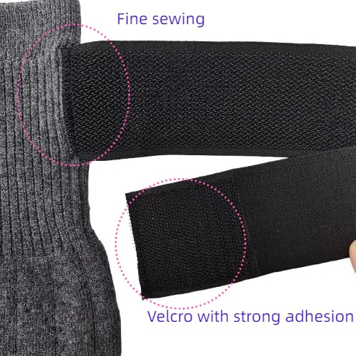 2 Pcs Adjustable Cashmere wool Knee Warmers for men and women