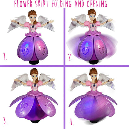 Dancing Fairy Princes Angel Girl Robot with Lights and Music