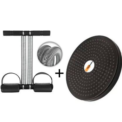 Combo Deal Tummy Trimmer Double Spring & Twister Plate Disc High Quality