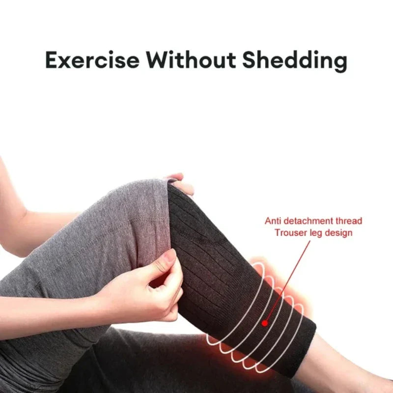 2 Pcs Adjustable Cashmere wool Knee Warmers for men and women