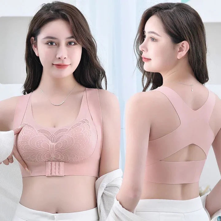 Butterfly Front Closure Posture Correcting Bra