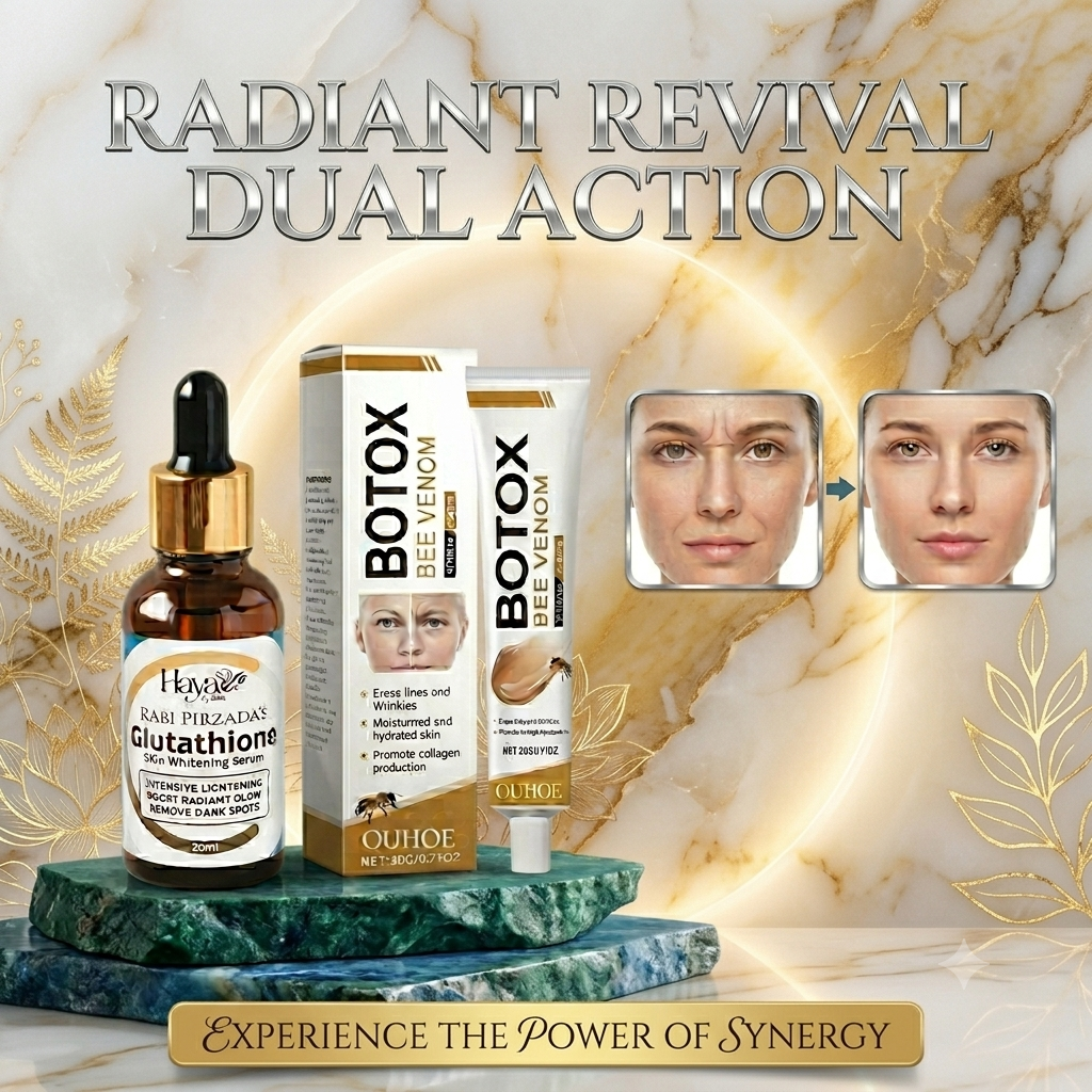 Botox Bee Venom Cream + Haya Glutathione Serum 2in1 Deal