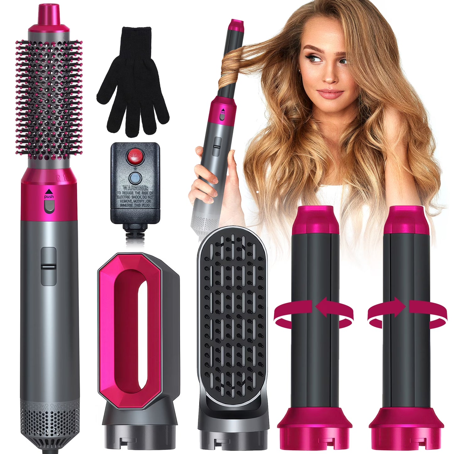 🔥 5-in-1 Hot Air Brush