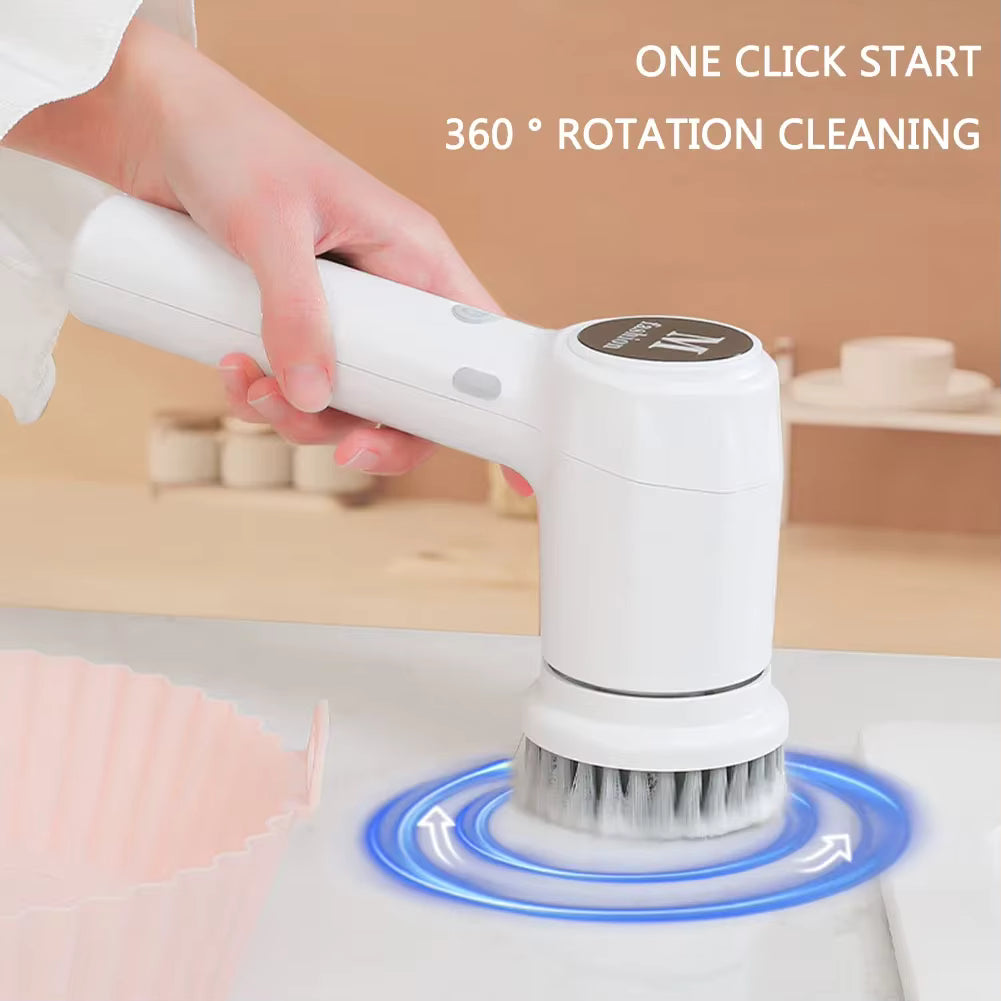 5-in-1 Magic Electric Cleaning Brush – For Home & Kitchen