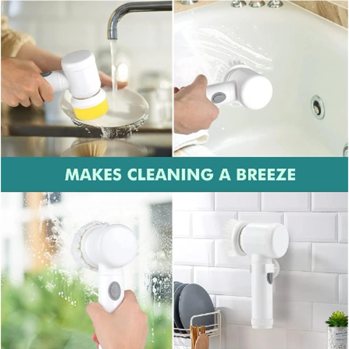 5-in-1 Magic Electric Cleaning Brush – For Home & Kitchen