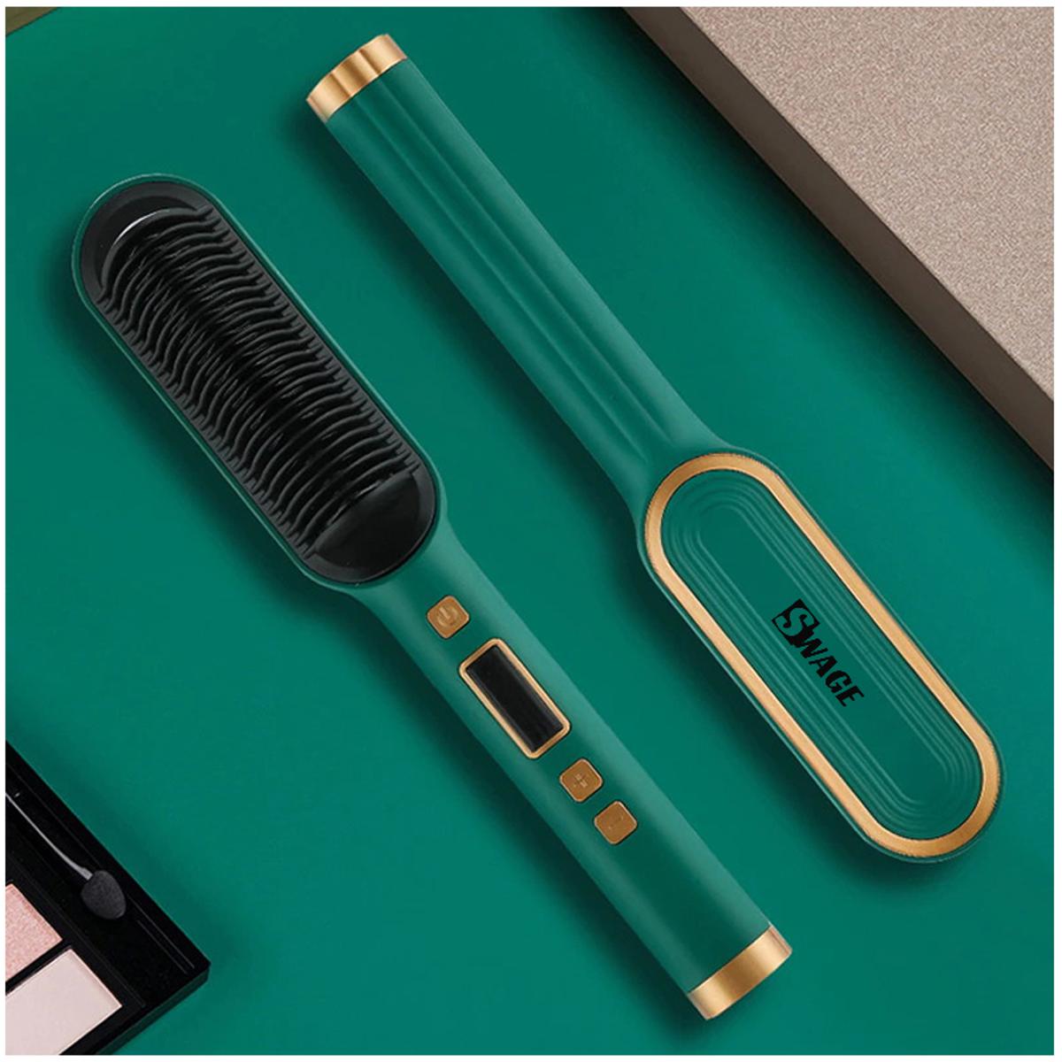 Hair Straightener Comb – Portable Ceramic Brush for Quick & Smooth Styling