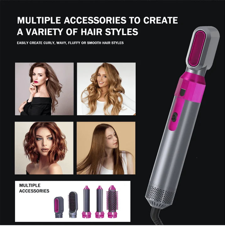 🔥 5-in-1 Hot Air Brush