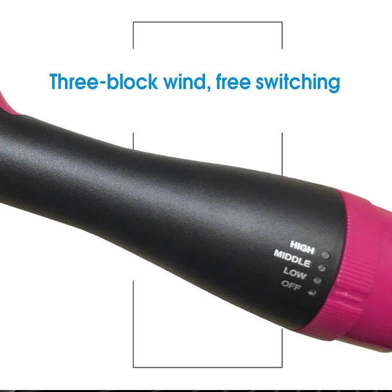 Hot Air Brush – 4-in-1 Hair Dryer, Straightener & Curler
