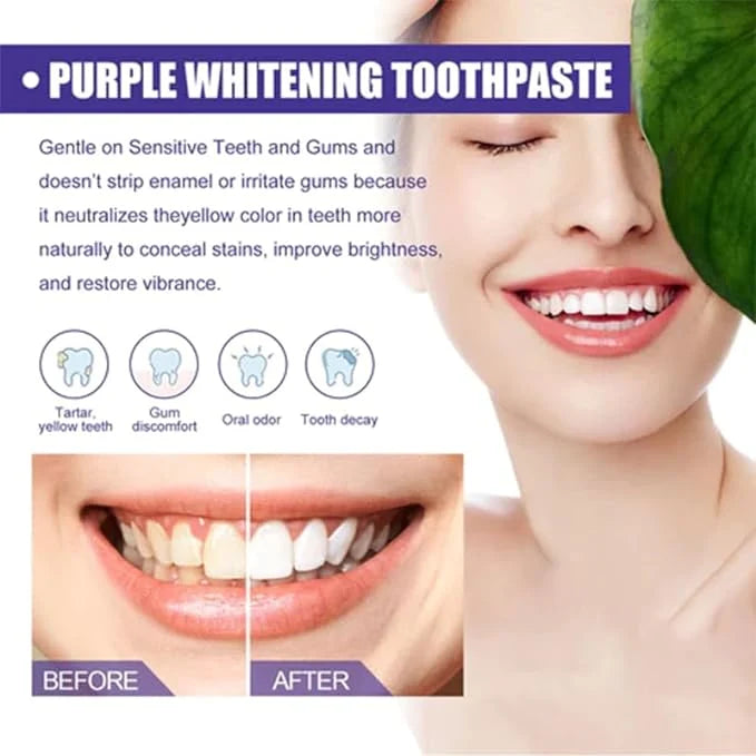 Eelhoe Purple Corrector Teeth Whitening Toothpaste